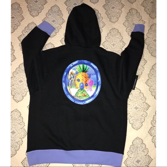 nike kyrie spongebob pineapple fleece hoodie